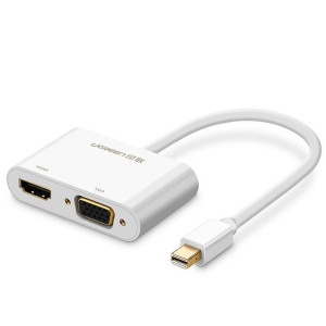 Ugreen przejściówka adapter HDMI / VGA - mini DisplayPort 4K@30 Hz Full HD