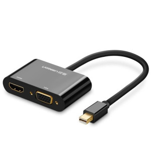 Ugreen przejściówka adapter HDMI / VGA - mini DisplayPort 4K@30 Hz Full HD