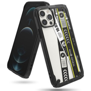 Ringke Fusion X Design etui pancerny pokrowiec z ramką iPhone 12 Pro Max cz