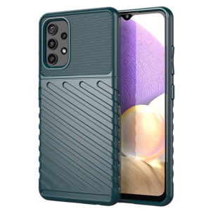 Thunder Case elastyczne pancerne etui pokrowiec Samsung Galaxy A72 4G zielo