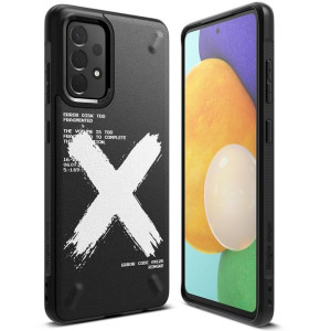 Ringke Onyx Design wytrzymałe etui pokrowiec Samsung Galaxy A72 4G czarny (
