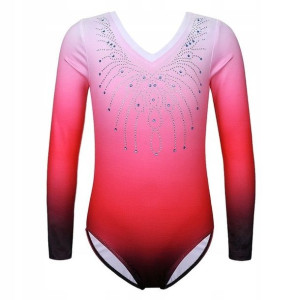 Body Baletowe Strój Do Tańca Gimnastyki Ombre 12a