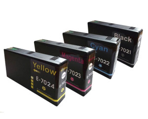 1x Tusz Do Epson T7021-T7024 WP-4535DW 4015 4515