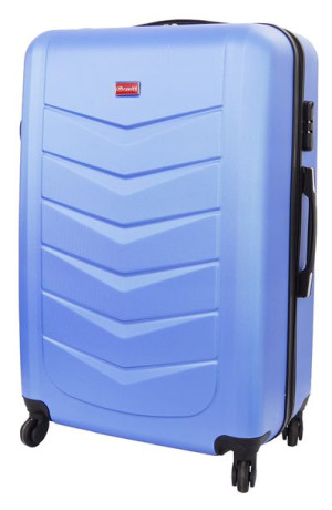 Walizka Średnia Model Gravitt 0602 Błękitny