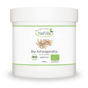 Ashwagandha BIO mielona 250g NatVita