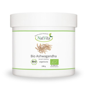 Ashwagandha BIO mielona 130g NatVita