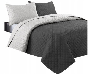 Narzuta Dwustronna Pikowana 180x200 Pled Kolor Koc