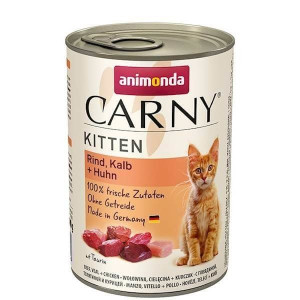 Animonda CARNY KITTEN Cielęcina z kurczakiem 400g