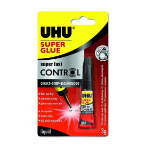 Klej Uhu Super Glue Ultra Fast Control 3G
