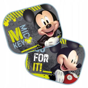 Zasłonki Boczne Do Auta Osłony 2 Szt Disney Mickey