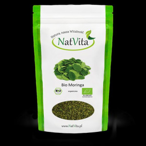 Moringa BIO liście pocięte 100g NatVita