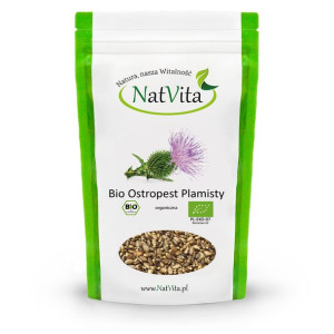 Ostropest Plamisty BIO ziarna 300g NatVita