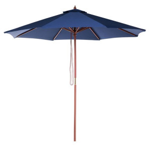 Parasol ogrodowy ø 270 cm niebieski TOSCANA