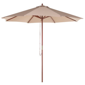 Parasol ogrodowy ø270 cm beżowy TOSCANA