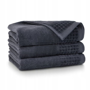 Ręcznik Zwoltex Paulo_3 Grafit 30x50 Bawełna 100%