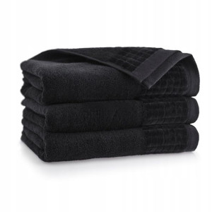 Ręcznik Zwoltex Paulo_3 Czarny 30x50 Cotton