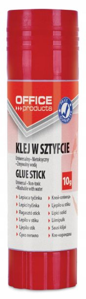 Klej w sztyfcie PVA 10g biurowy 30op