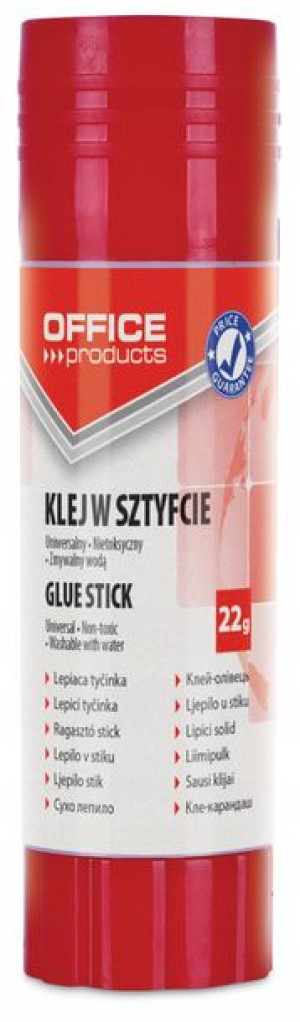 Klej w sztyfcie PVA 22g biurowy 12op
