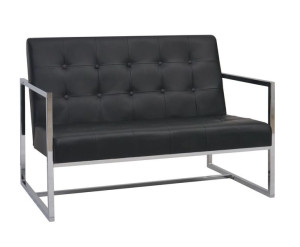 Czarna sofa wypoczynkowa, nowoczesna, do biura, poczekalni