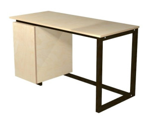 Drewniane biurko lakier sklejka loft 120x60
