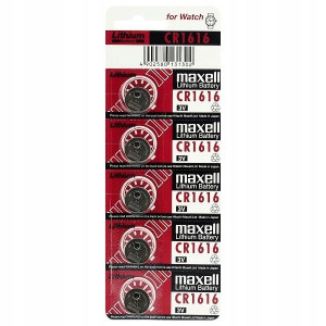 5 X Bateria Litowa Maxell Cr1616