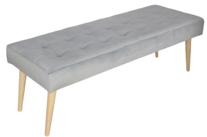 Ławka Pufa Ławeczka Do Przedpokoju 45x120 Cm Szara