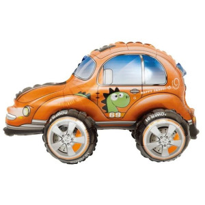 Balon Auto Pomarańczowe Stojące 57x38cm