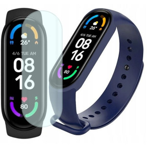 Xiaomi Mi Band 6 opaska sportowa + dodatkowy pasek granatowy