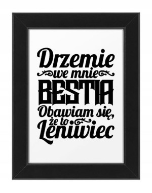 Lustro z nadrukiem Obraz Śmieszny Prezent Wzory CZ