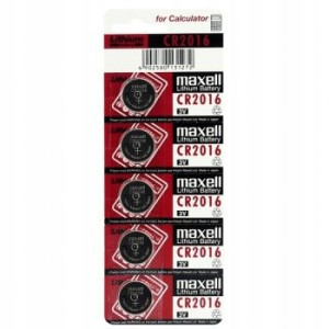 5 X Bateria Litowa Maxell Cr2016