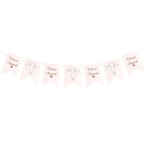 Baner na Wieczór Panieński rosegold 250cm 1 sztuka 511851