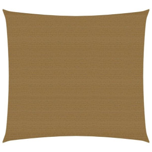 Żagiel przeciwsłoneczny, 160 g/m², taupe, 2x2 m, HDPE