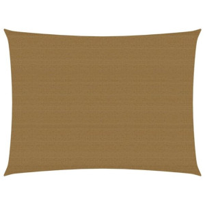 Żagiel przeciwsłoneczny, 160 g/m², kolor taupe, 3x4,5 m, HDPE