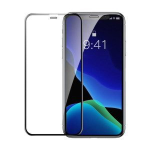 Baseus 2x szkło na cały ekran z ramką Full Screen 0.3mm 9H iPhone 11 Pro /