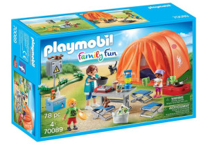 Playmobil 70089 Rodzina Na Kempingu + Namiot