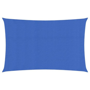 Żagiel przeciwsłoneczny, 160 g/m², czarny, 2,5x5 m, HDPE