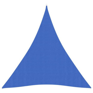 Żagiel przeciwsłoneczny, 160 g/m², niebieski, 5x6x6 m, HDPE