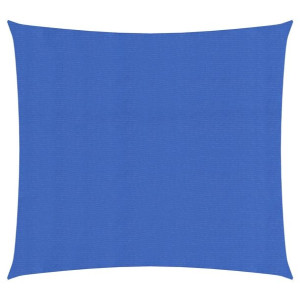Żagiel przeciwsłoneczny, 160 g/m², niebieski, 2x2 m, HDPE