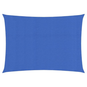 Żagiel przeciwsłoneczny, 160 g/m², niebieski, 2,5x4 m, HDPE