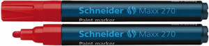 Marker olejowy okrągły 1-3mm czerwony pisak