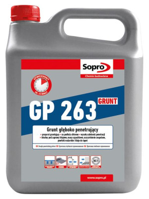Sopro 263 Grunt Głęboko Penetrujący Szybkoschnący 4Kg