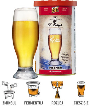 Zestaw do piwa brewkit ekstrakt piwny Coopers PILSNER