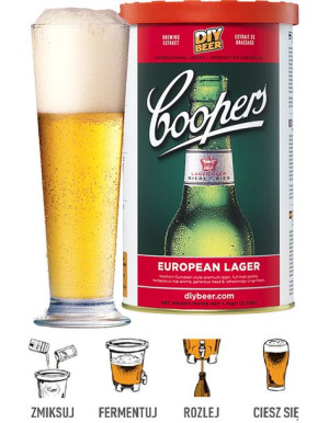 Piwo domowe ekstrakt zestaw do piwa Coopers EU Lager