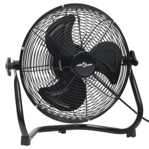 Wentylator podłogowy, 3 prędkości, 55 cm, 100 W, czarny