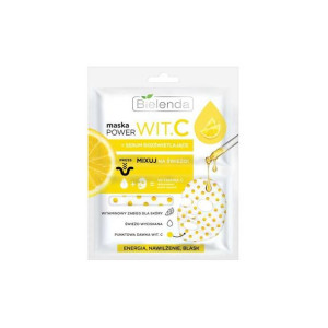 Bielenda POWER WIT.C Maska+Serum rozświetlające 22ml