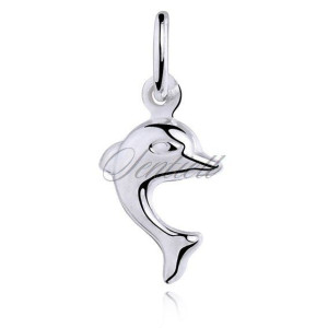 Zawieszka srebrna delfin