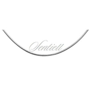 Łańcuszek srebrny splot linka diamentowana 1,25mm