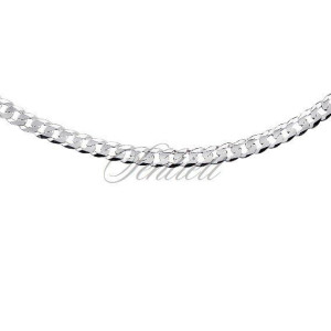 Łańcuszek pancerka diamentowany płaski 4,3 mm