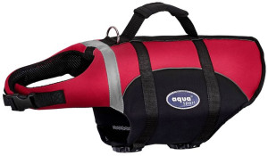 AQUA SPORT Kamizelka asekuracyjna kapok dla psa DRY rozm XXL czerwona