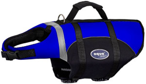 AQUA SPORT Kamizelka asekuracyjna kapok dla psa DRY rozm XXL niebieska